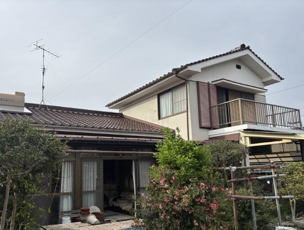 2階建和風建築の家の画像