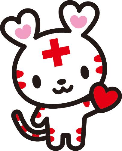 ハート持っているハートらちゃん