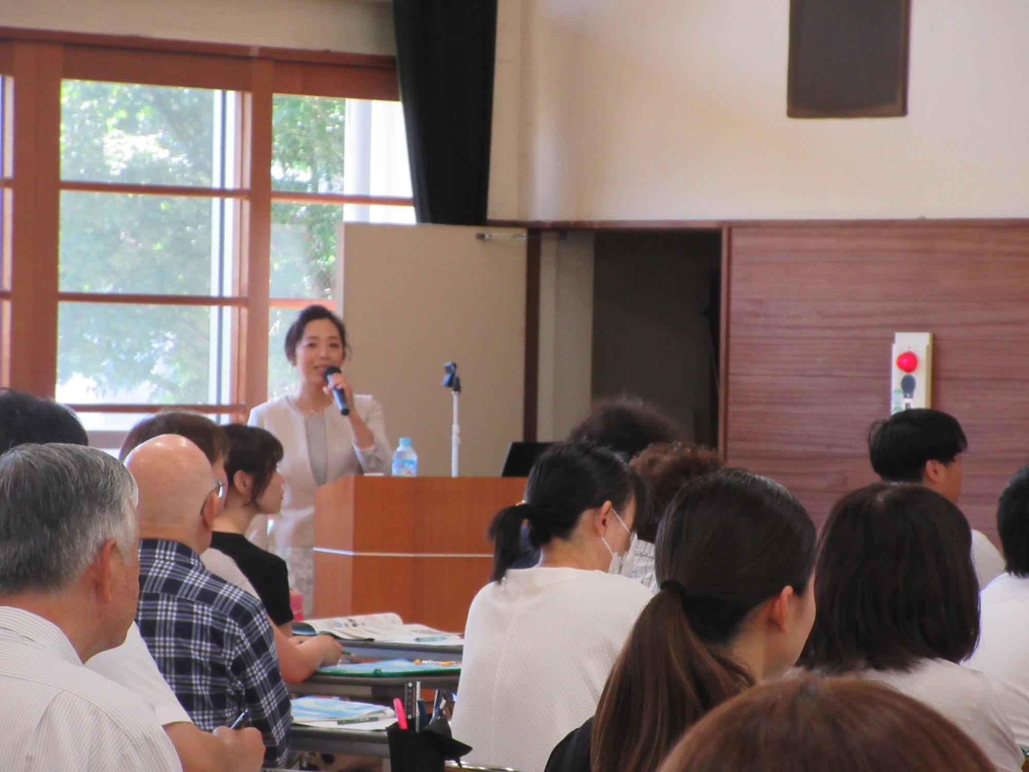 人権学習1日目の様子