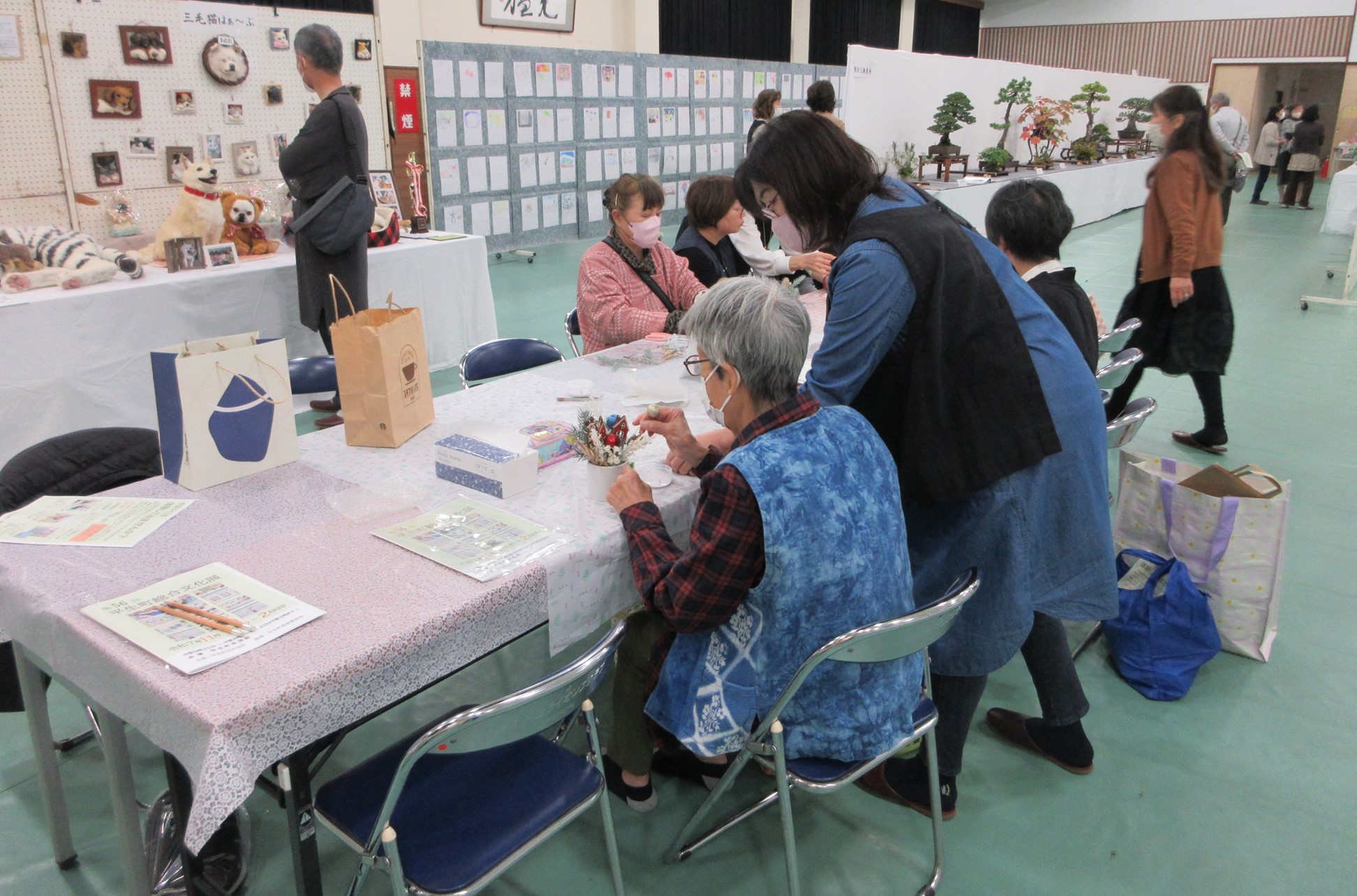 文化展ワークショップの様子
